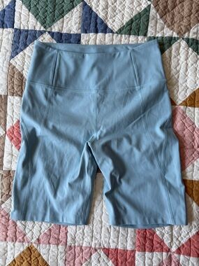 Girlfriend Collective sky blue high-rise leggings